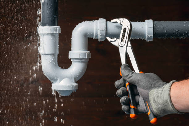 Professional Drain Cleaning technician working in Blair, WI